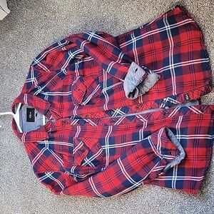 Rails plaid long sleeve button-up, size Large
